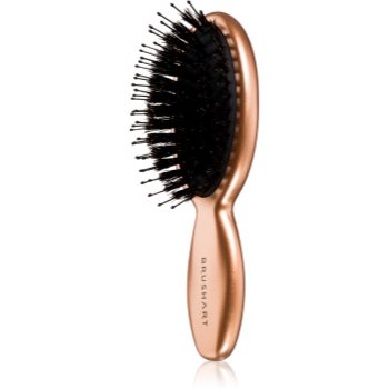 BrushArt Hair Boar bristle paddle hairbrush perie de par cu peri de mistret - imagine 2